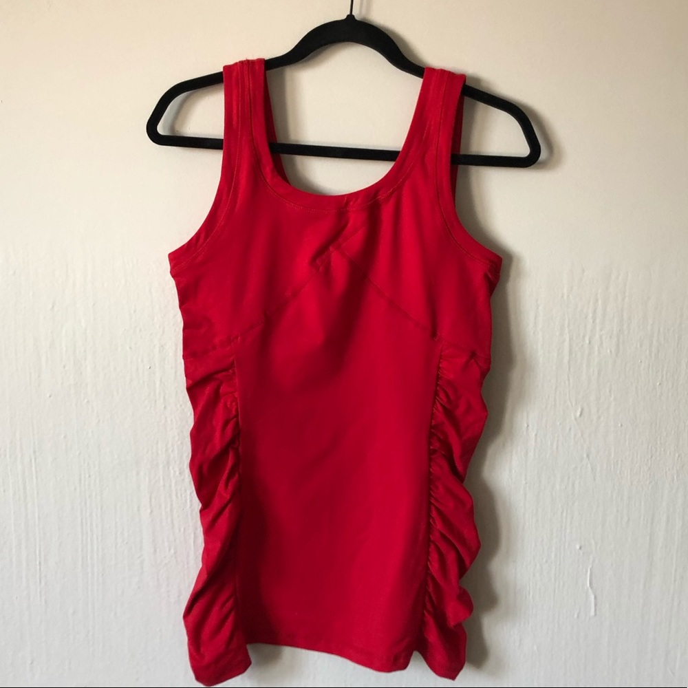Kiragrace red yoga tank top — New with tags